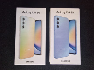 Samsung Galaxy A34 5G 8/256Gb Duos - 280 € . (Lime) (Violet) (Silver). Гарантия 1 год! Garantie 1 an