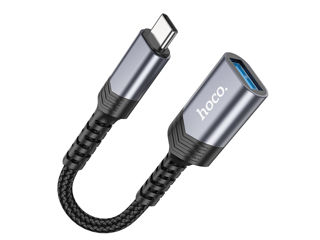 Convertor HOCO UA24 tip C de sex masculin la USB mamă 3.0 foto 2