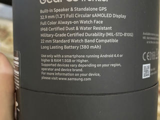 Se vinde ceas Samsung Gear S3 frontier foto 2