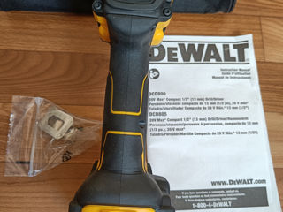 Dewalt DCD800 20V MAX ХR  бесщеточная аккумуляторная компактная дрель / шуруповерт   Продолжение лег foto 4