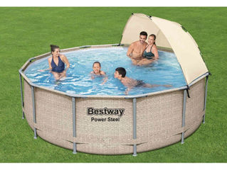 Piscină 11133 l, 396x107 cm bestway power steel *livrare gratuita*