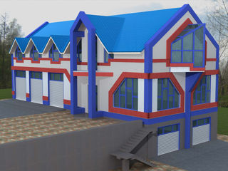 Arhitect licențiat-proiect fațade etalbond,supermarket,patiserie,cafenea,terasa,depozit,garaj,case foto 10