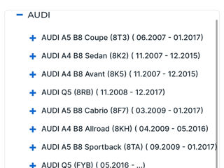 Placute de frână Audi- Germania Ridex foto 2