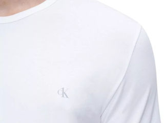 Calvin Klein Ck One Short Sleeved Crew Neck T-shirt 2-pack Size M Noi in cutie foto 2