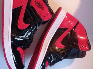 Nike Air Jordan 1 Retro High Patent Red/Black Unisex foto 4