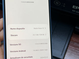 Xiaomi Note 12 4/128gb nou , nefolosit фото 6