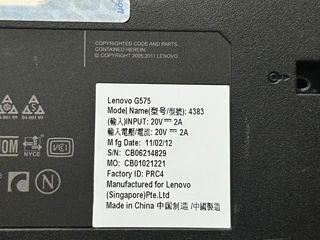 Lenovo G575  фото 5