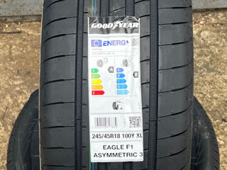 2 шины/2 anvelope 245/45 R18 Goodyear Eagle F1 Asymetric 3/ Доставка, livrare toata Moldova