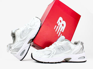 New Balance 530 White Silver Unisex 36-45