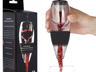 Aikaro wine air aerator pourer red wine decanter with filter nou foto 2