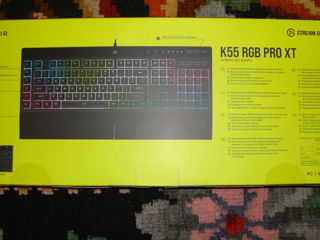 Tastatura gaming CORSAIR K55 RGB PRO XT, NOU sigilat, 1200 lei foto 2