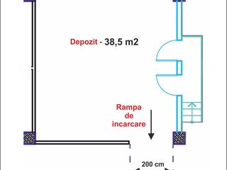 Depozit / 3 euro/m2 / rampa de incarcare / 39 m2 / paza non-stop / Centru foto 2