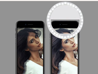 Ring Light Selfie inel pentru un selfie calitativ, acum cu acumulator!! foto 6