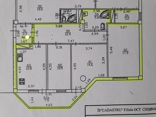 Vând apartament în bloc nou, 3 camere separate, reparație euro, parc, sect. Râșcani, 830 eur/m2! foto 15