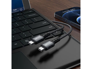 ACEFAST C1-03 Cablu de date de încărcare din aliaj de aluminiu USB-C la USB-C foto 5