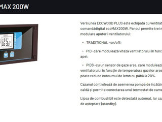 Centrala termica pe combustibil solid thermostahl ecowood plus ecw 60 kw - nou! foto 5