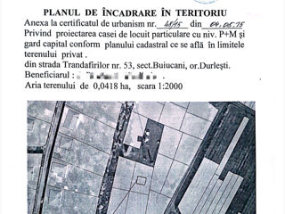 Teren pentru construcții ! Durlești 4 ari ! foto 2