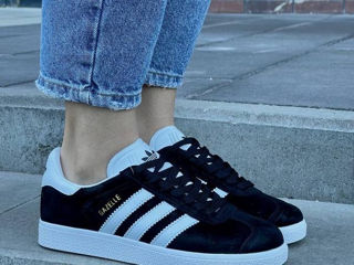 Adidas Gazelle 36-40 black white foto 3