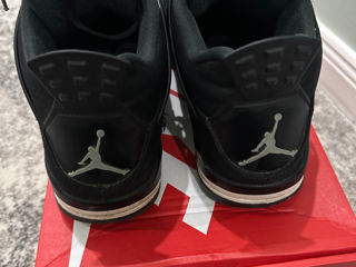 Air jordan 4 Black canvas foto 3