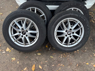 Vând 4 roți 5x112 R16 cu cauciucuri 225/55/16