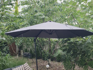 Umbrela pentru terasa cu suport foto 1