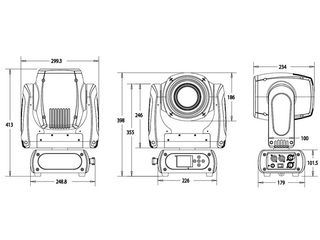 Moving Head Led Spot Soundstil XPRO 75S foto 3