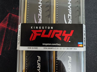 Продам Оперативную память Kingston HyperX Fury 2х8 HX426C16FB3/8 foto 3