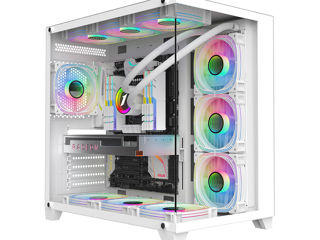 new / Корпуса 1STPLAYER сarcase PC, аквариумы RGB Case Mesh / Deco