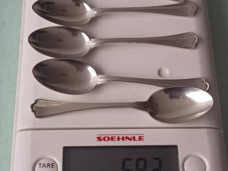 Lot compus din 12 lingurite p/u ceai si cafea argint masiv 800 , sunt noi - neutilizate  . foto 4