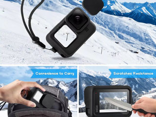 Husă din silicon și kit de protecție pentru ecran pentru GoPro Hero 12/11/10/9 Black, Include foto 4