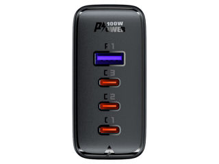Încărcător ACEFAST A37 PD100W GaN (3*USB-C+USB-A) foto 3