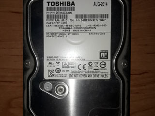 HDD, 1000 gb, для ПК, SATA,  работает отлично,  Рышкановка foto 1