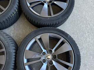 5x112 R18 Skoda cu anvelope 235/45 R18 foto 3