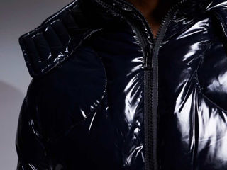 Scurta Asos Design high shine puffer jacket foto 3