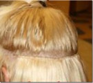 Наращивание волос безопастной технологией пришивание трессов! foto 3