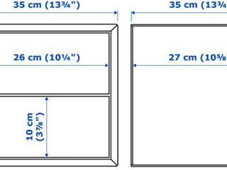 Comodă în formă de cub modernă IKEA foto 4