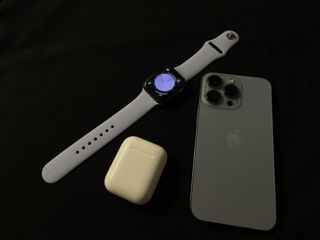 Apple Watch SE 40mm + Leather Link фото 9