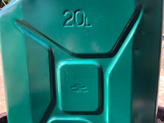 Canistra aluminiu 40liti metal 20 litr foto 2