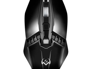 Gaming Mouse Sven Rx-200, Optical 800-1600 Dpi, 4 Buttons, Ambidextrous, Backlight, Black,Usb