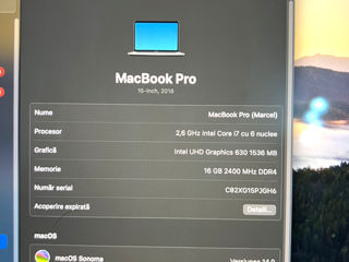 Vând MacBook Pro 2018 foto 4