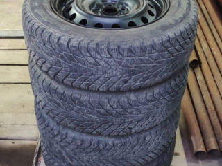 Шины зима Cordiant 195/65r15 с дисками 5/100