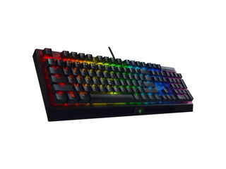 Tastatura Gaming mecanica Razer BlackWidow V3, Green Switch, US, negru