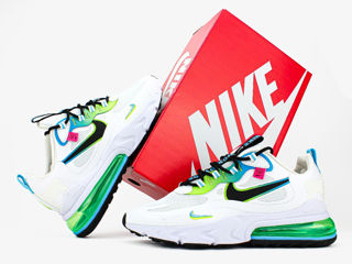 Nike Air Max 270 React White/Green фото 3