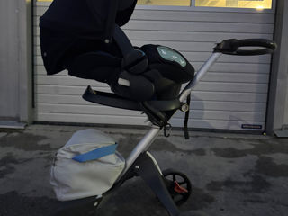 Carucior 3in1 Stokke Xplory V5 Limited Edition Marina Blue foto 3