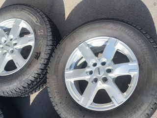 Jante+Anvelope R17 6x114.3 NOI Nissan Navara Pathfinder An. 255/65 R17 Brigestone Blizzac Lipucica foto 8