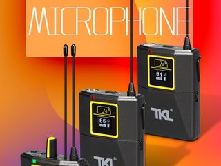 Профессиональный беспроводной микрофон TKL PRO WM8 UHF Wireless, 2 трансмиттера+1 ресивер foto 10