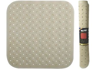 Коврик Для Душа 54X54Cm Msv Class Premium Беж, Резиновый