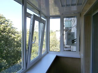 Балкон современный из пвх стеклопакет, окна двери пвх! Возможно и расширить балкон! foto 1