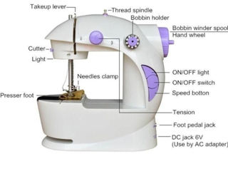 Мини швейная машина (masina de cusut) foto 2