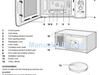 Микроволновая печь, cuptor cu microunde :lg, sharp, medion foto 2